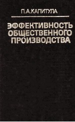 ЭФФЕКТИВНОСТЬ ОБЩЕСТВЕННОГО ПРОИЗВОДСТВА