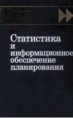 СТАТИСТИКА И ИНФОРМАЦИОННОЕ ОБЕСПЕЧЕНИЕ ПЛАНИРОВАНИЯ