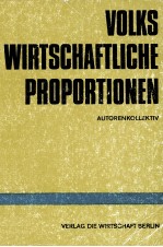 VOLKSWIRTSCHAFTLICHE PROPORTIONEN