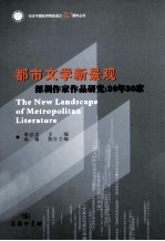 都市文学新景观 深圳作家作品研究（30年30家）