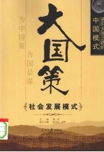 大国策 通向大国之路的中国模式 社会发展模式