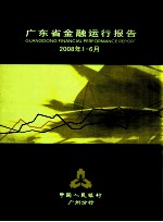 广东省金融运行报告 2008年第1-6月