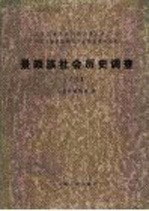 中国少数民族社会历史调查资料丛刊 景颇族社会历史调查 3