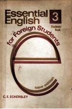 ESSENTIAL ENGLISH FOR FOREIGN STUDENTS BOOK THRE