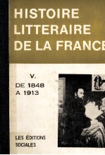 Manuel d'histoire littéraire de la france : TOME V 1848-1913