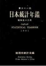 日本統計年鑑　昭和五十六年