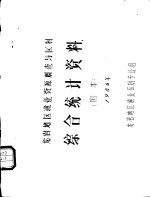 龙岩地区渔业资源调查与区划综合统计资料 附本 1986年