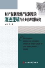 财产权制度到产权制度的演进逻辑与企业治理结构研究