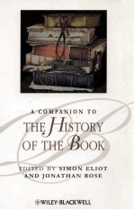 A COMPANION TO THE HISTORY OF THE BOOK