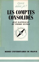 LES COMTES CONSOLIDéS