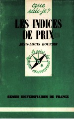 LES INDICES DE PRIX