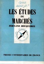 LES éTUDES DE MARCHéS