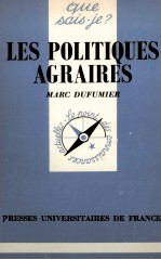 LES POLITIQUES AGRAIRES