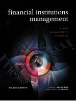 FINANCIAL INSTITUTIONS MANAGEMENT:A RISK MANAGEMENT APPROACH FOURTH EDITION