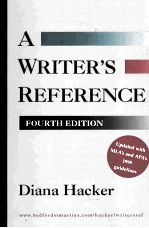 A WRITER'S REFERENCE FOURTH EDITION