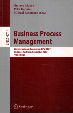 Lecture Notes in Computer Science 4714:Business Process Management