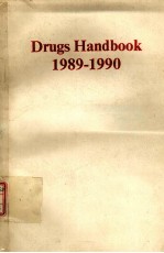 DRUGS HANDBOOK 1989-1990