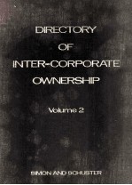 DIRECTORY OF INTER-CORPORATE OWNERSHIP（Who Owns Whom in American) Volume 2