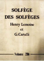 SOLFèGE DES SOLFèGES