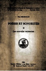 Poésie et sonorités II