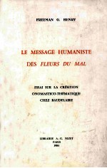 Le message humaniste des Fleurs du Mal