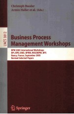 Lecture Notes in Computer Science 3812:Business Process Management Workshops