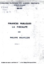 FRINANCES PUBLQUES LA FISCALITE PAR FASCICULE 1