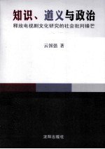 知识、道义与政治 释放电视剧文化研究的社会批判锋芒