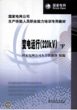 国家电网公司生产技能人员职业能力培训专用教材  变电运行  220KV  下