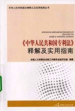 《中华人民共和国专利法》释解及实用指南