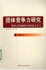 团体竞争力研究 精神文化视域中的团体竞争力