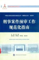 刑事案件预审工作规范化指南