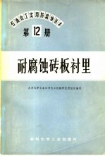 石油、化工实用防腐蚀技术 第12册 耐腐蚀砖板衬里