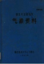 湖北省宜昌地区气象资料