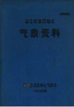 湖北省襄阳地区气象资料