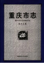 重庆市志 第13卷 人大志 政府志 政协志 人事志 劳动志 民政志