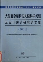 大型复杂结构的关键科学问题及设计理论研究论文集 2001