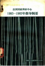 法国国家科研中心1983-1985年指导纲要