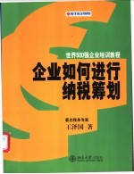 企业如何进行纳税筹划