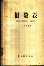 倒数表 本表供简化百分比计算及一般除法之用