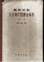 高斯投影大比例尺图廓坐标青 下