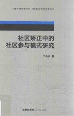 社区矫正中的社区参与模式研究