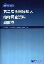 第二次全国残疾人抽样调查资料 湖南卷