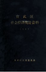 宣武区社会经济统计资料 1983