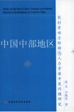 中国中部地区农村劳动力转移与人力资源开发问题研究