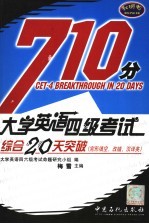 大学英语四级考试综合20天突破 完形填空、改错、汉译英