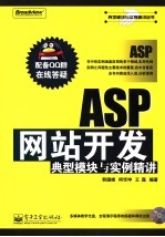 ASP网站开发典型模块与实例精讲