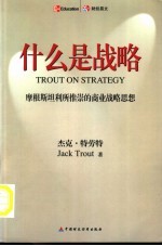 什么是战略 摩根斯坦利所推崇的商业战略思想