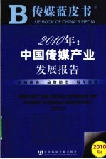 2010年中国传媒产业发展报告