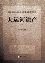 浙江省第三次全国文物普查新发现丛书 大运河遗产 下